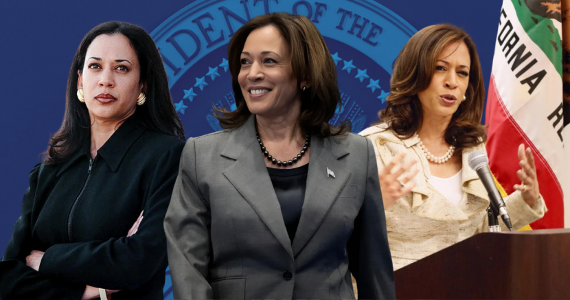 Kamala Harris throughout the years