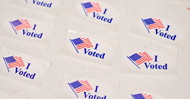 "I voted" stickers