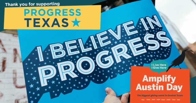 Thank you from Progress Texas